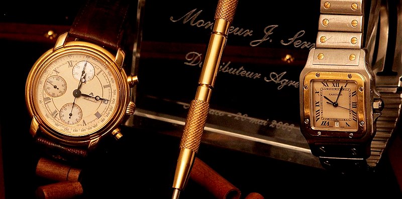 Montres Maurice Lacroix et Cartier